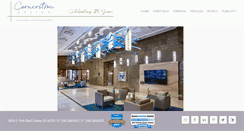 Desktop Screenshot of cornerstoneinteriordesign.com